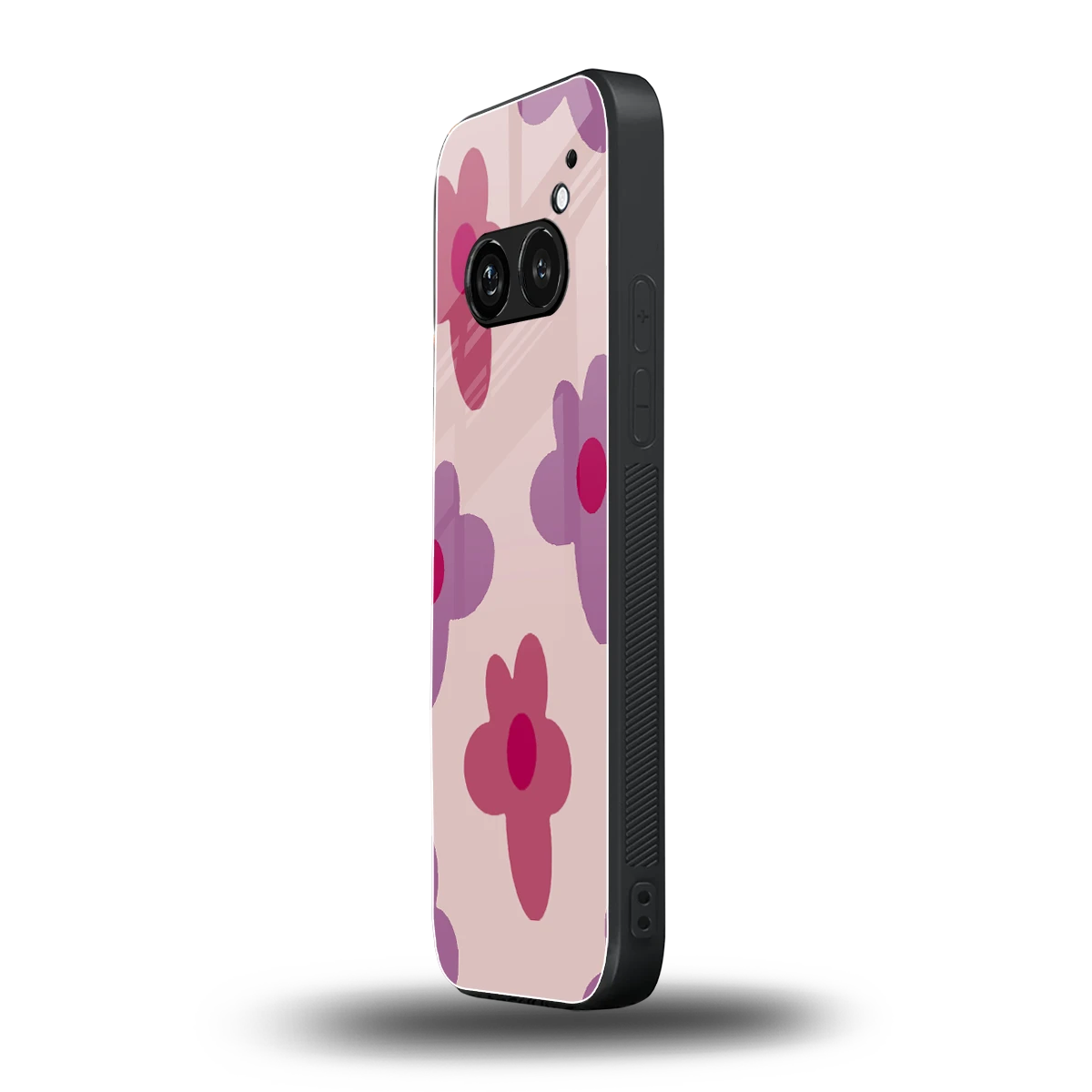Floral Purple nothing phone 2a plus mobile cover | shockproof glass phone case