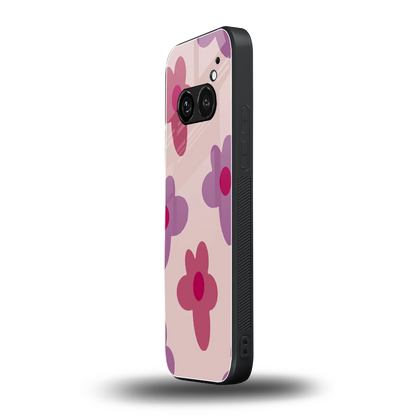 Floral Purple nothing phone 2a plus mobile cover | shockproof glass phone case