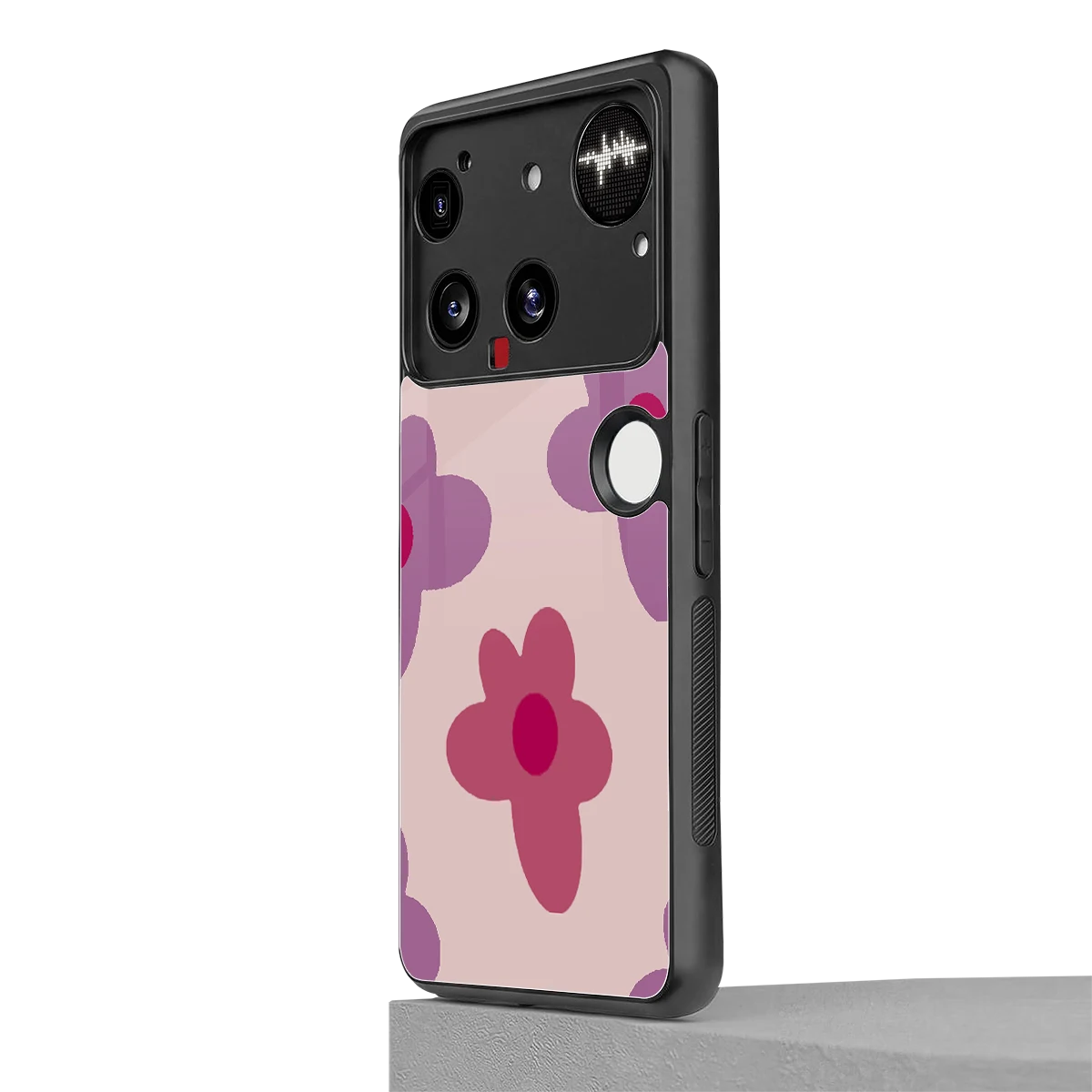 Floral Purple nothing phone 3 mobile cover | shockproof glass phone case