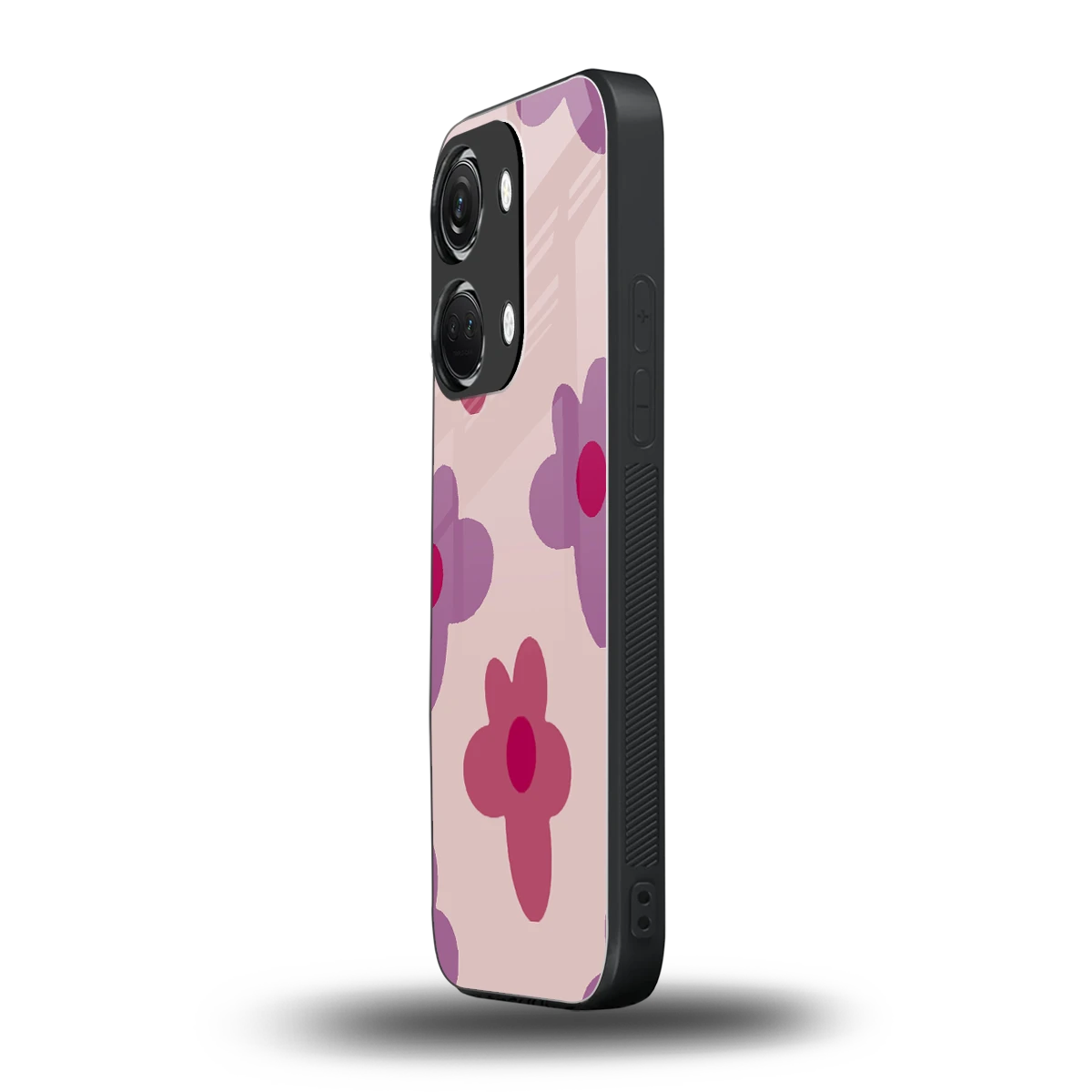 Floral Purple oneplus nord 3 mobile cover | shockproof glass phone case