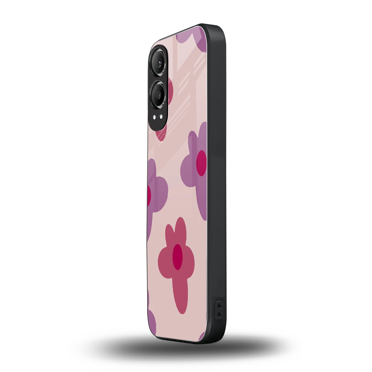 Floral Purple oneplus nord ce 4 lite mobile cover | shockproof glass phone case