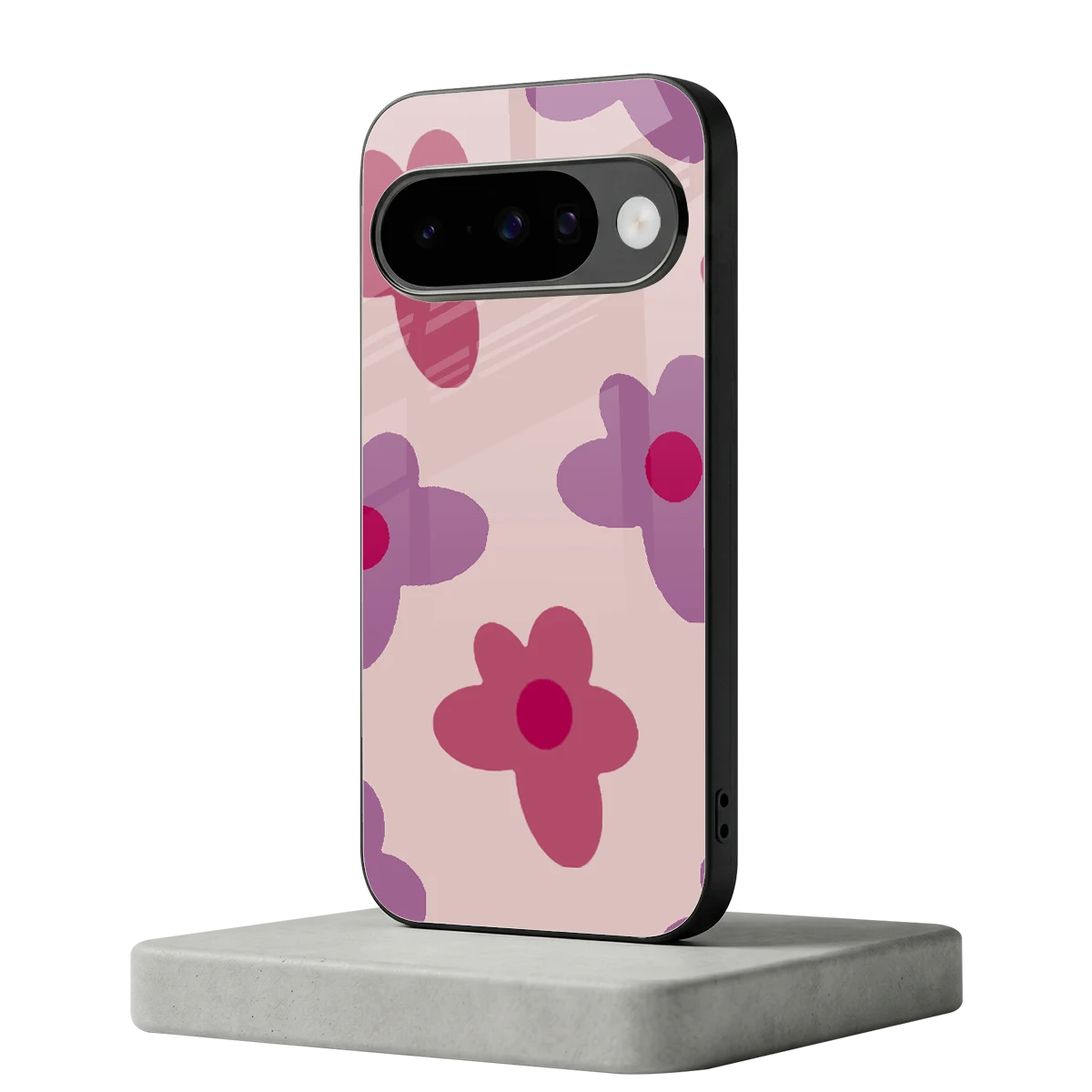 Floral Purple google pixel 10 mobile cover | shockproof glass phone case