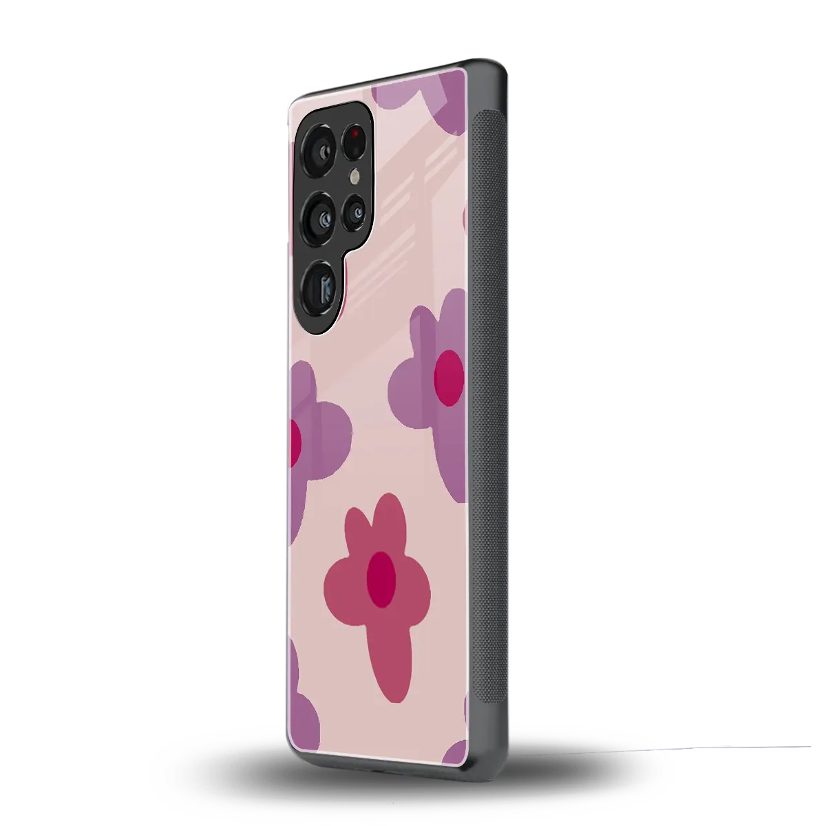 Floral Purple samsung galaxy s26 ultra mobile cover | shockproof glass phone case