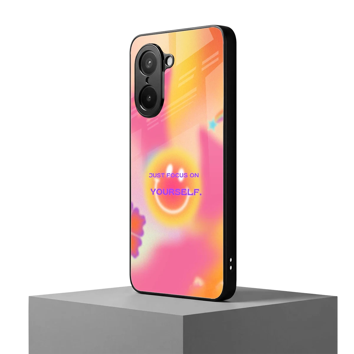 Focus On Yourself oneplus nord ce5 5g mobile cover | shockproof glass phone case