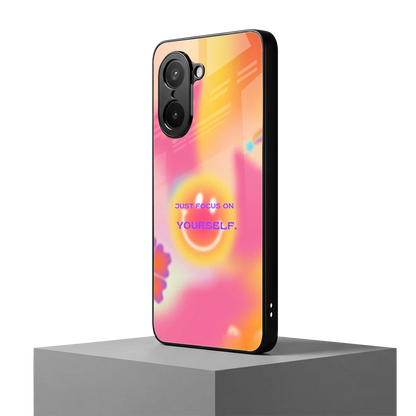 Focus On Yourself oneplus nord ce5 5g mobile cover | shockproof glass phone case