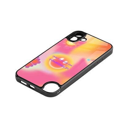 Focus On Yourself stylish phone case for cmf nothing phone 1 | glossy glass and slim fit