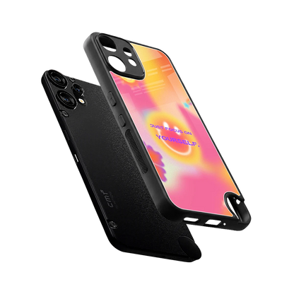 Focus On Yourself sleek cmf nothing phone 2 pro cover with tempered glass back and TPU edges