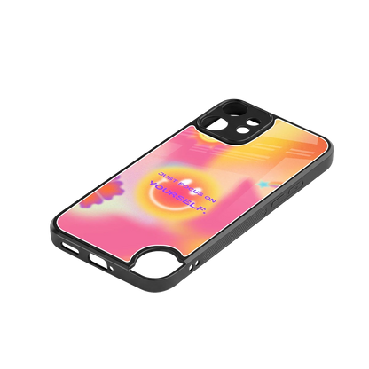 Focus On Yourself stylish phone case for cmf nothing phone 2 pro | glossy glass and slim fit