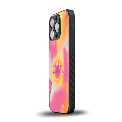Focus On Yourself iphone 13 pro mobile cover | shockproof glass phone case