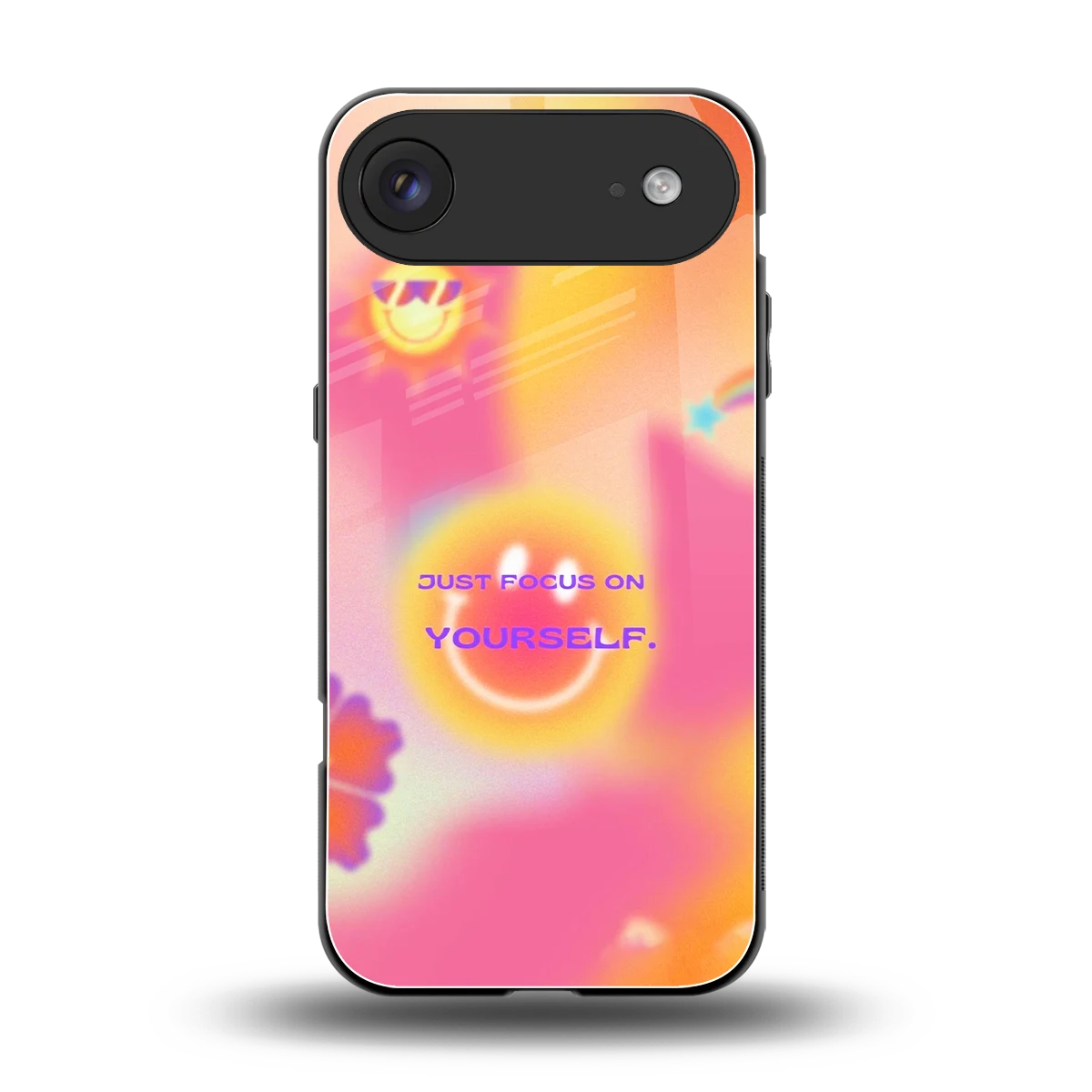Focus On Yourself back phone cover | glass case for iphone air