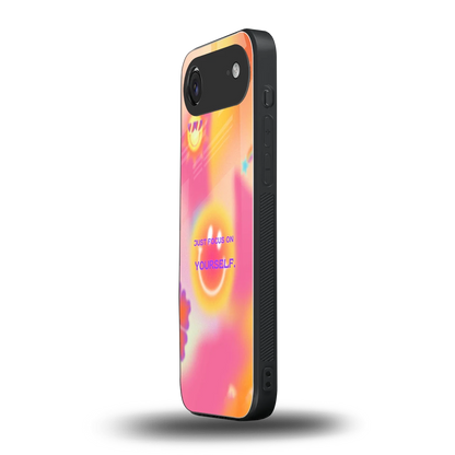 Focus On Yourself iphone air mobile cover | shockproof glass phone case