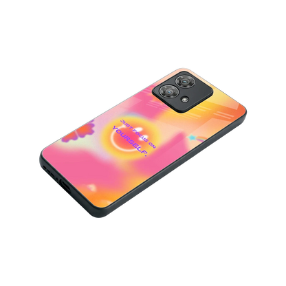 Focus On Yourself stylish phone case for motorola edge 40 neo 5g | glossy glass and slim fit