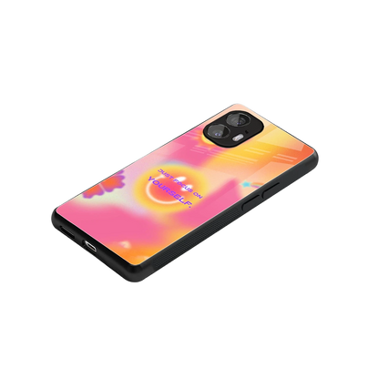 Focus On Yourself stylish phone case for nothing phone 2 | glossy glass and slim fit