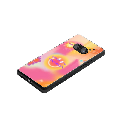 Focus On Yourself stylish phone case for nothing phone 2a | glossy glass and slim fit