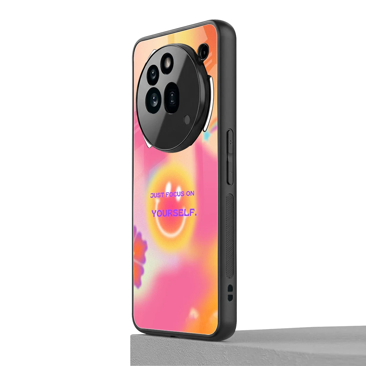 Focus On Yourself nothing phone 3a pro mobile cover | shockproof glass phone case