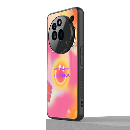 Focus On Yourself nothing phone 3a pro mobile cover | shockproof glass phone case