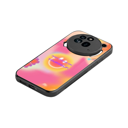 Focus On Yourself stylish phone case for nothing phone 3a pro | glossy glass and slim fit