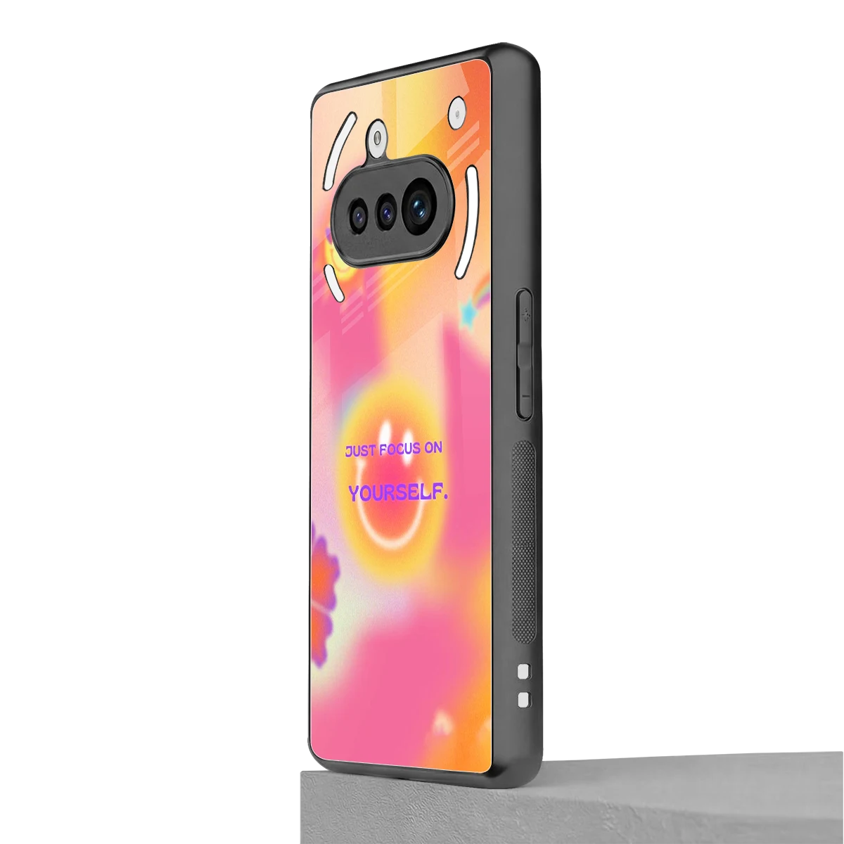 Focus On Yourself nothing phone 3a mobile cover | shockproof glass phone case