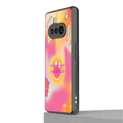Focus On Yourself nothing phone 3a mobile cover | shockproof glass phone case