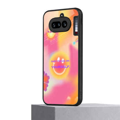 Focus On Yourself nothing phone 4a mobile cover | shockproof glass phone case