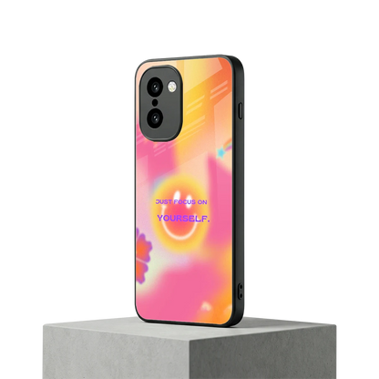 Focus On Yourself oneplus 15r mobile cover | shockproof glass phone case