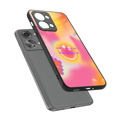 Focus On Yourself sleek oneplus nord 2t cover with tempered glass back and TPU edges