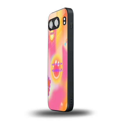 Focus On Yourself oneplus nord 4 mobile cover | shockproof glass phone case