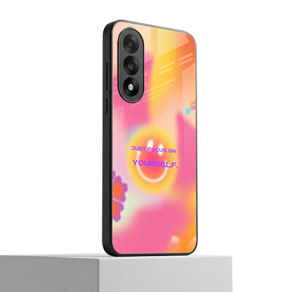 Focus On Yourself oneplus nord 5 mobile cover | shockproof glass phone case