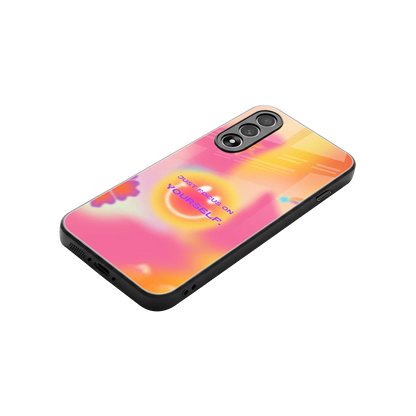 Focus On Yourself stylish phone case for oneplus nord 5 | glossy glass and slim fit