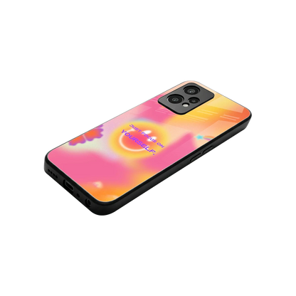 Focus On Yourself stylish phone case for oneplus nord ce 2 lite | glossy glass and slim fit