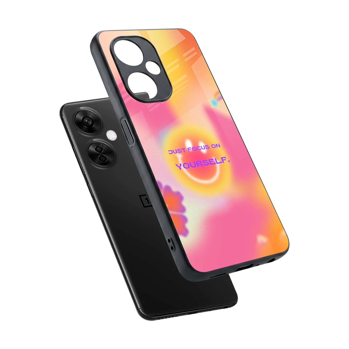 Focus On Yourself sleek oneplus nord ce 3 lite cover with tempered glass back and TPU edges