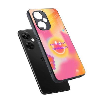 Focus On Yourself sleek oneplus nord ce 3 lite cover with tempered glass back and TPU edges