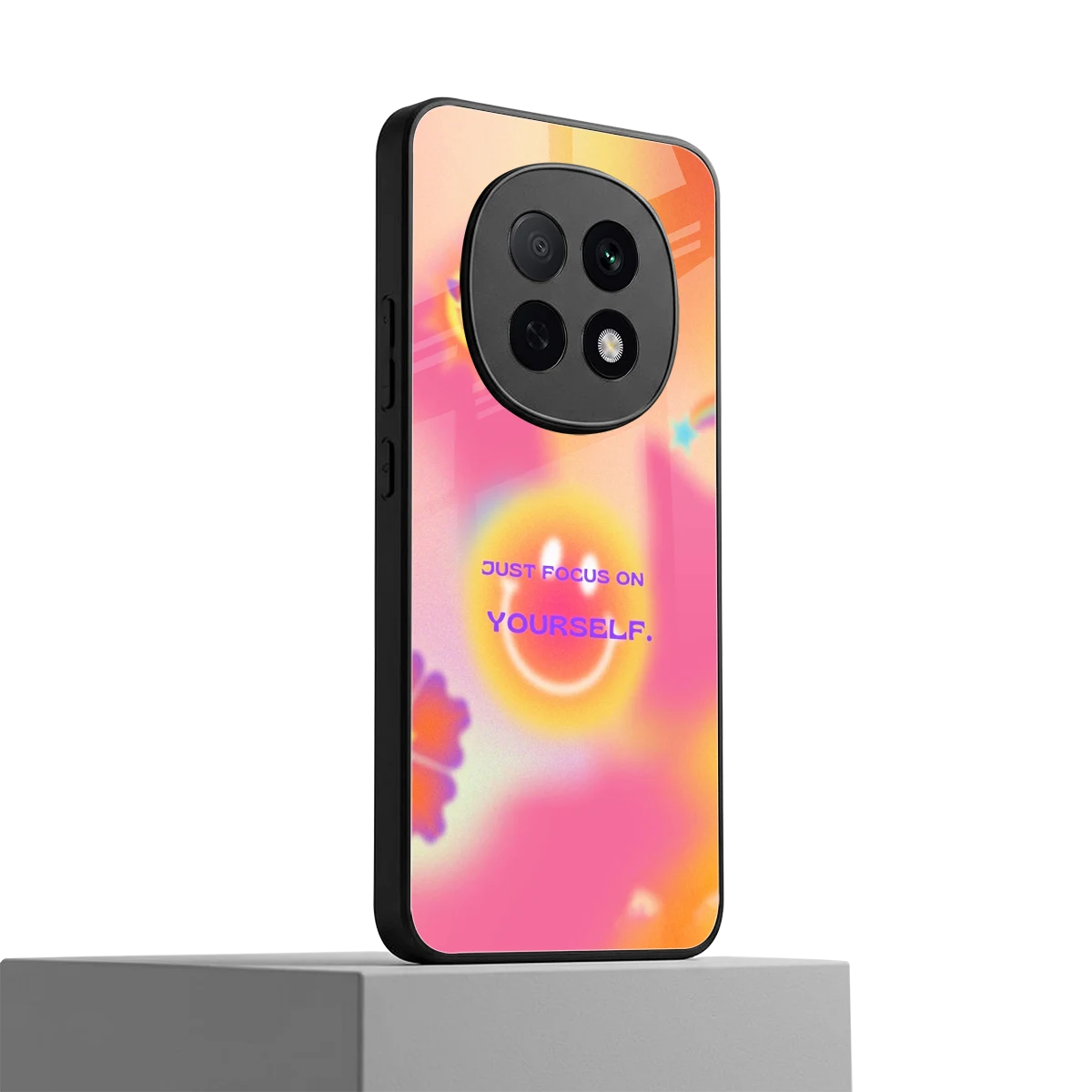 Focus On Yourself oppo f29 pro 5g mobile cover | shockproof glass phone case