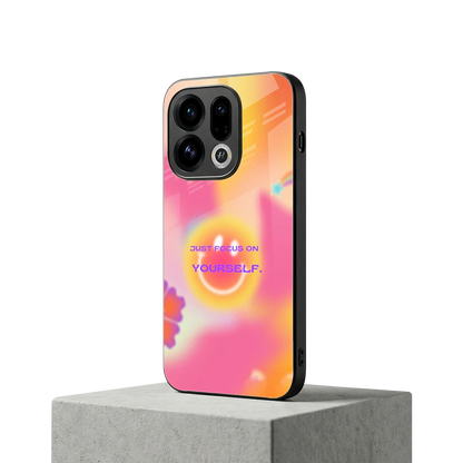 Focus On Yourself oppo find x9 mobile cover | shockproof glass phone case