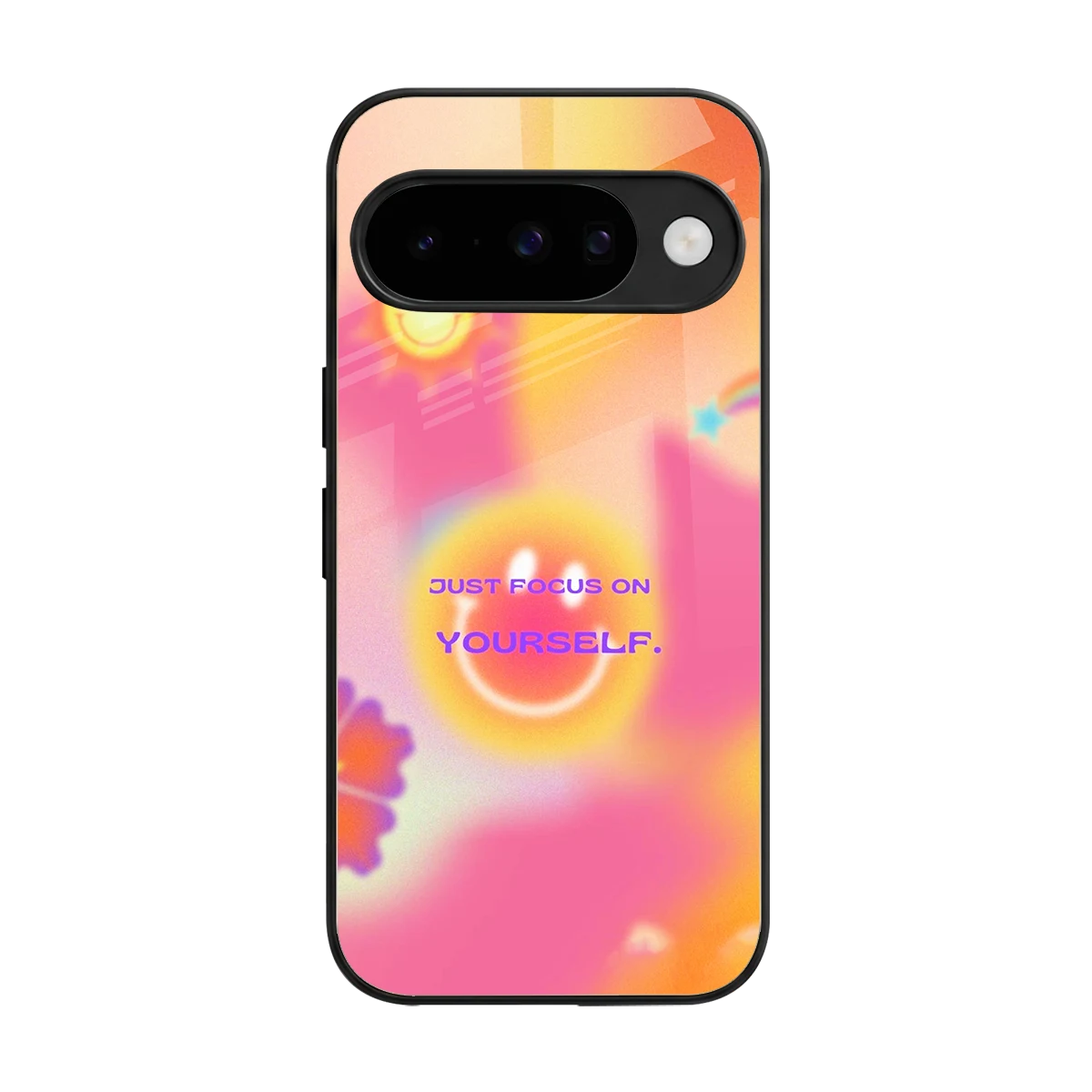 Focus On Yourself back phone cover | glass case for google pixel 10