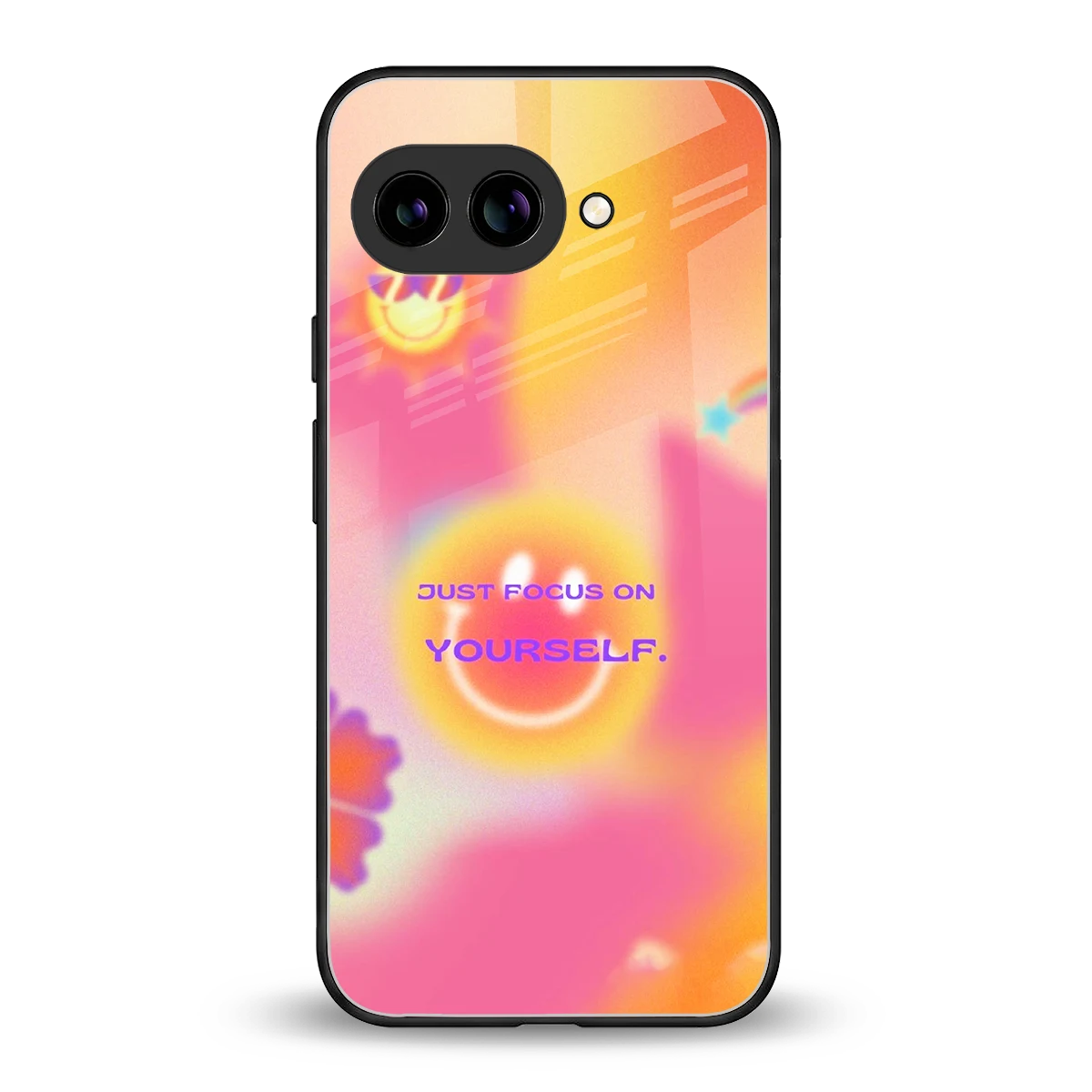 Focus On Yourself back phone cover | glass case for google pixel 10a