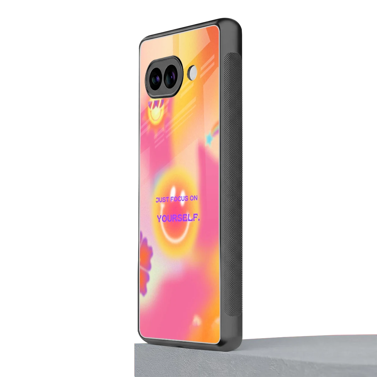 Focus On Yourself google pixel 10a mobile cover | shockproof glass phone case