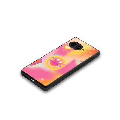 Focus On Yourself stylish phone case for google pixel 10a | glossy glass and slim fit