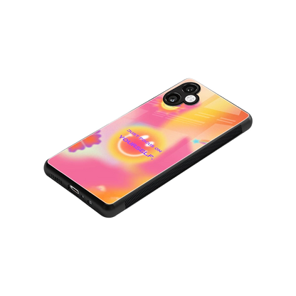 Focus On Yourself stylish phone case for samsung galaxy a06 5g | glossy glass and slim fit