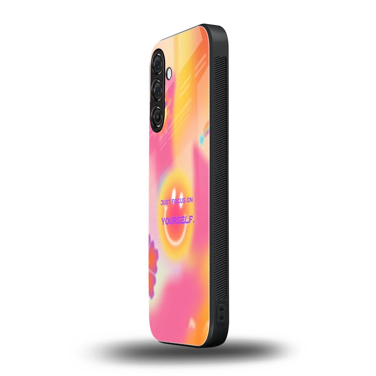 Focus On Yourself samsung galaxy m35 5g mobile cover | shockproof glass phone case