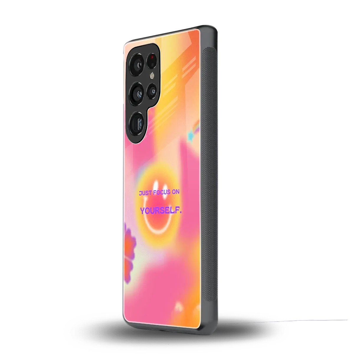 Focus On Yourself samsung galaxy s25 ultra mobile cover | shockproof glass phone case