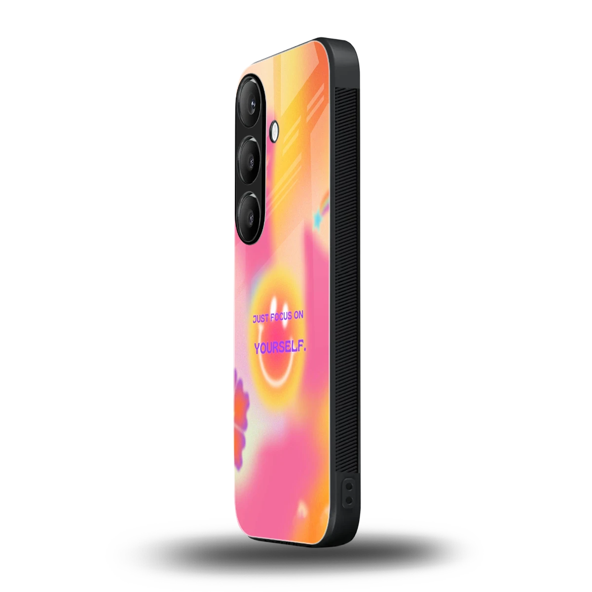 Focus On Yourself samsung galaxy s23 fe mobile cover | shockproof glass phone case