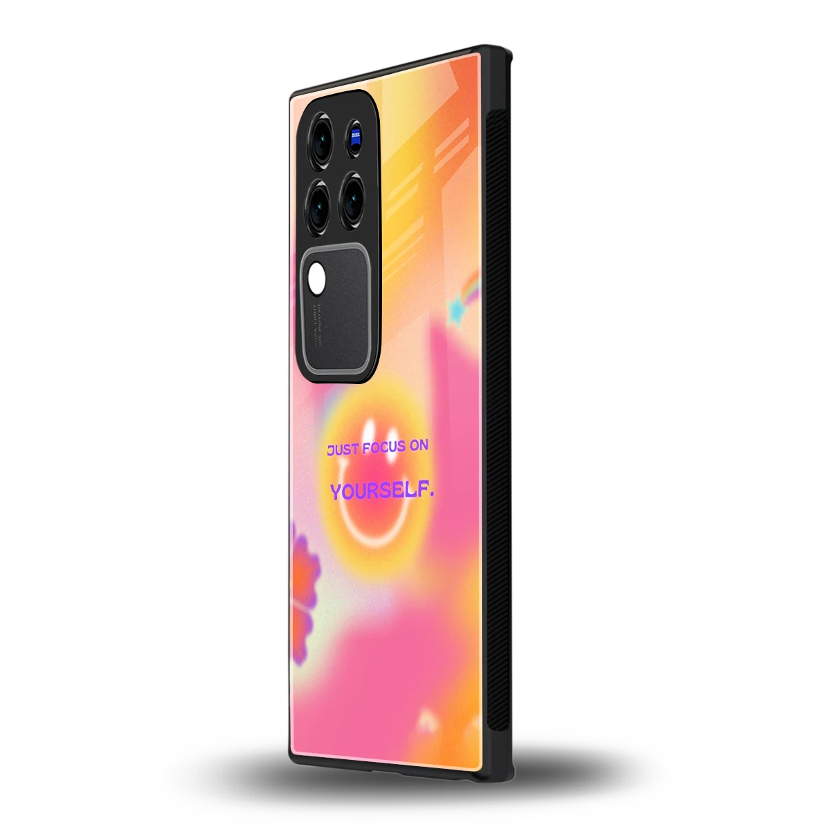 Focus On Yourselfvivo v30 pro mobile cover | shockproof glass phone case