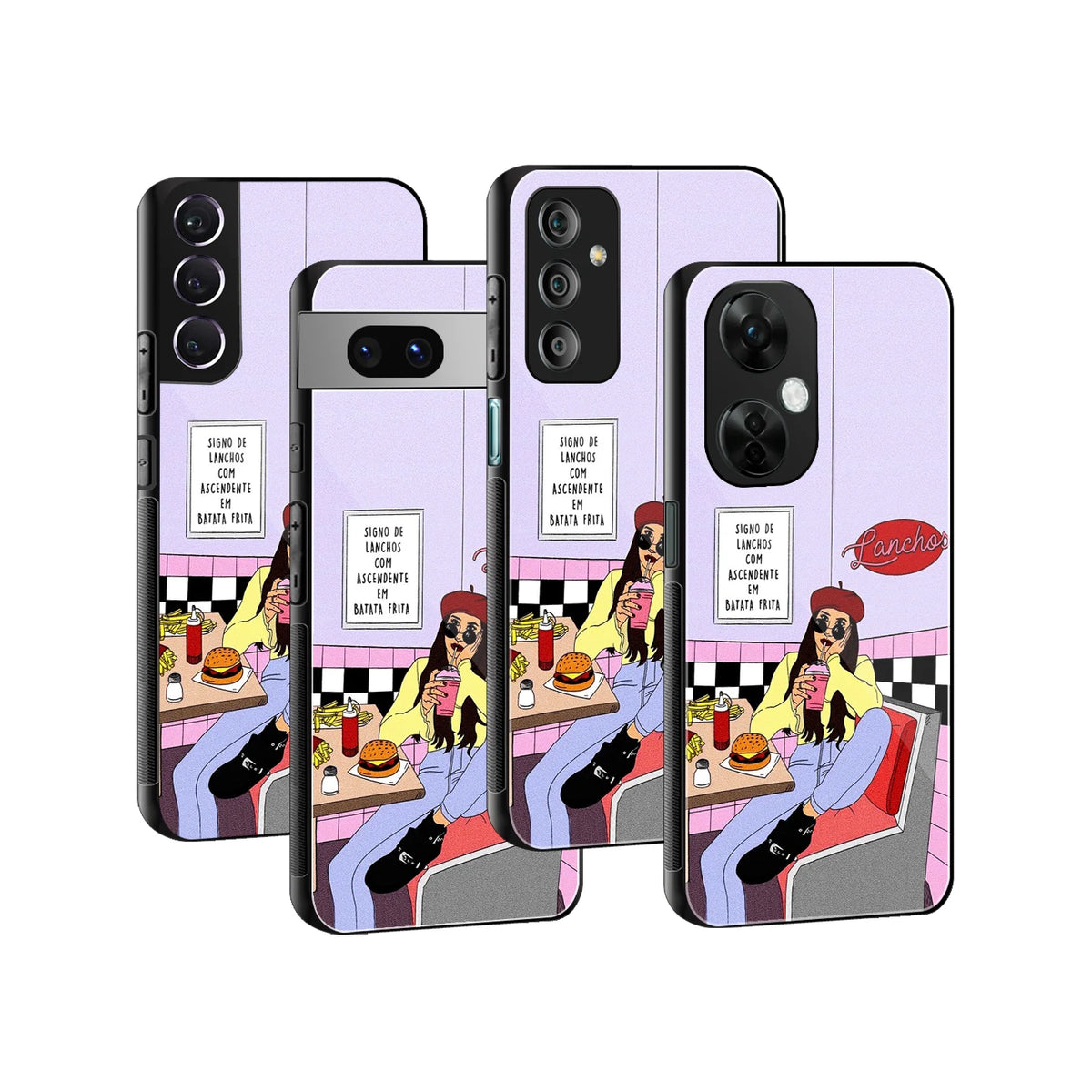 Stylish Glass Back Case for All Smartphones iPhone, Samsung, OnePlus, Pixel, Redmi, Oppo, Vivo, Motorola
