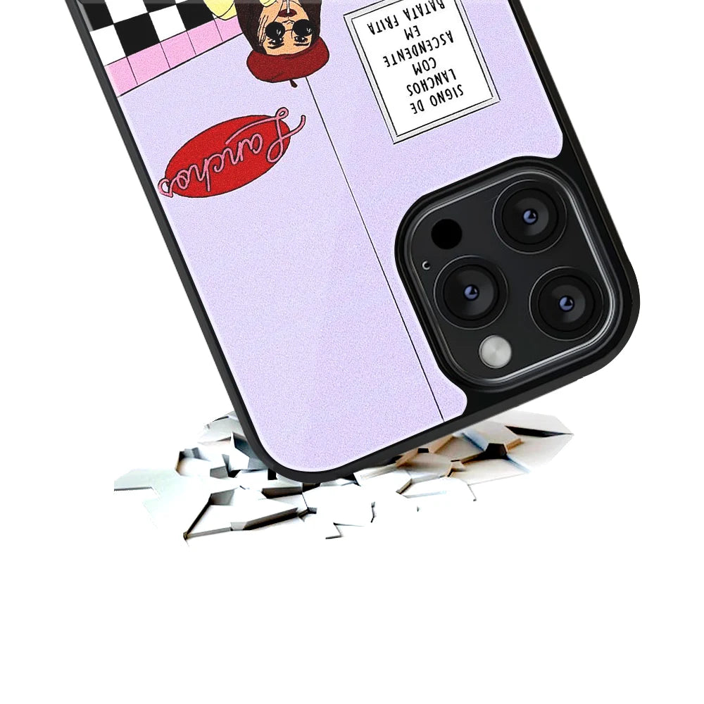 Durable Glass Back Mobile Case for iPhone, Samsung, OnePlus, Google Pixel, Redmi, Vivo, Oppo
