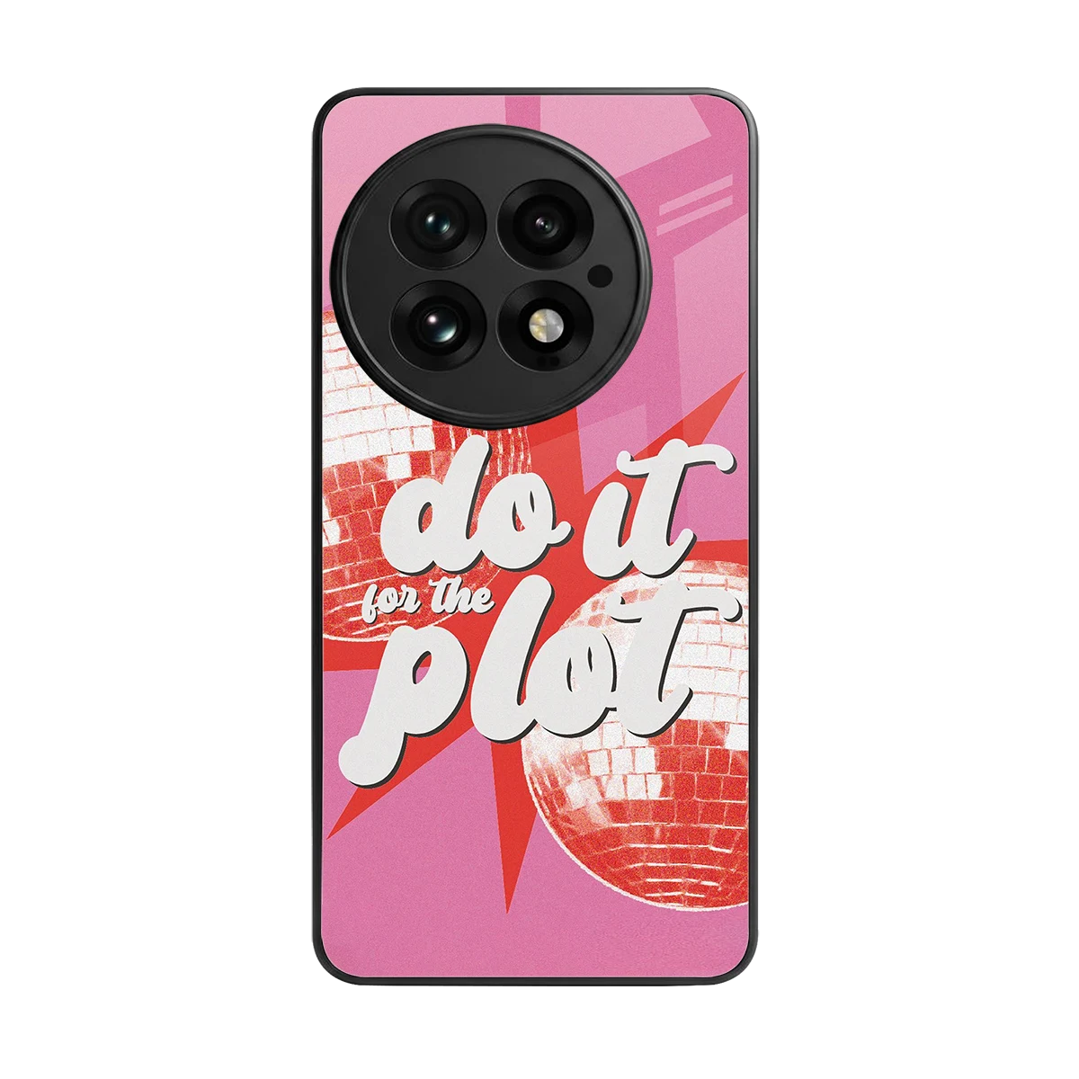 For The Plot back phone cover | glass case for oneplus 13