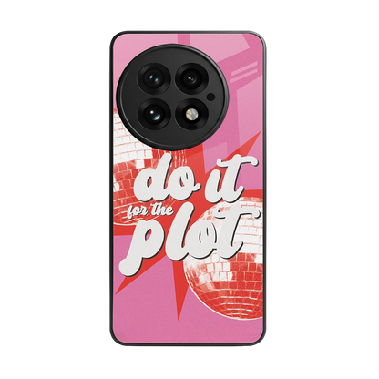 For The Plot back phone cover | glass case for oneplus 13