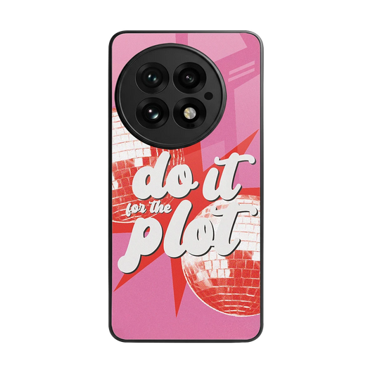 For The Plot back phone cover | glass case for oneplus 13