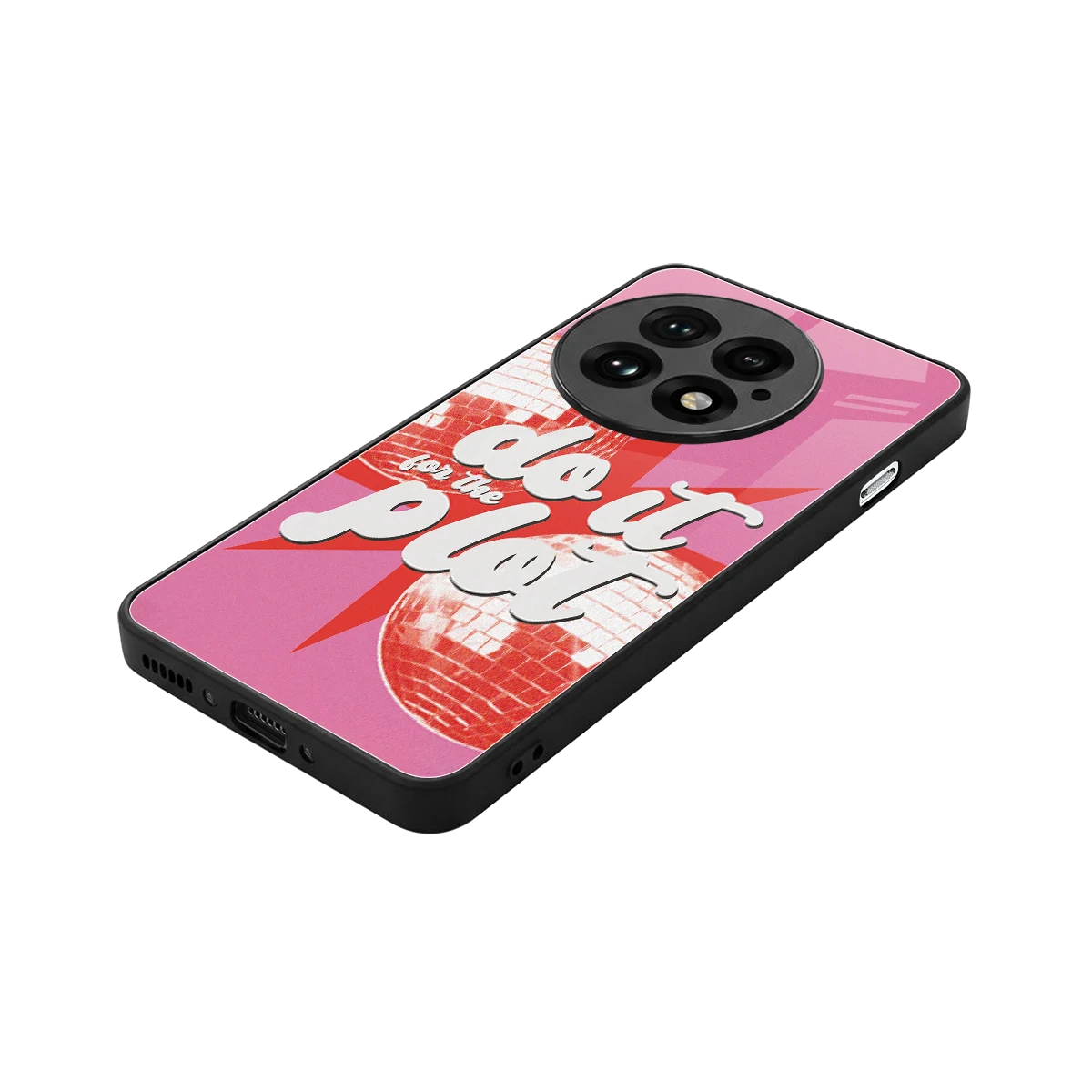 For The Plot stylish phone case for oneplus 13 | glossy glass and slim fit
