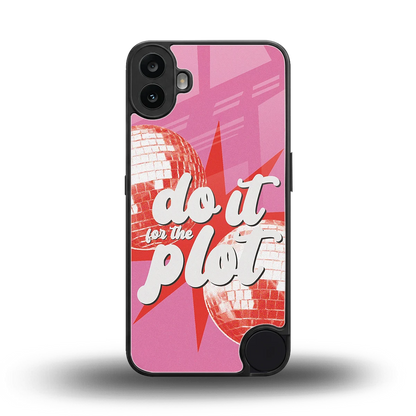 For The Plot back phone cover | glass case for cmf nothing phone 1
